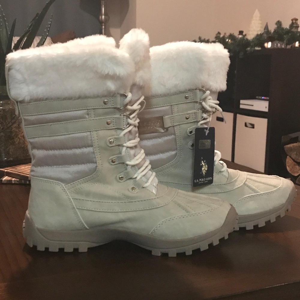 Size 8 U.S. Polo Assn. Snow Boots